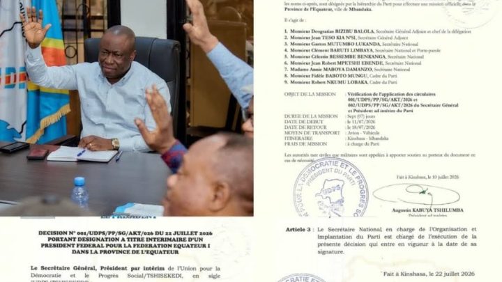 RDC-Politique : la stabilité politique de l’UDPS/Tshisekedi confirmée